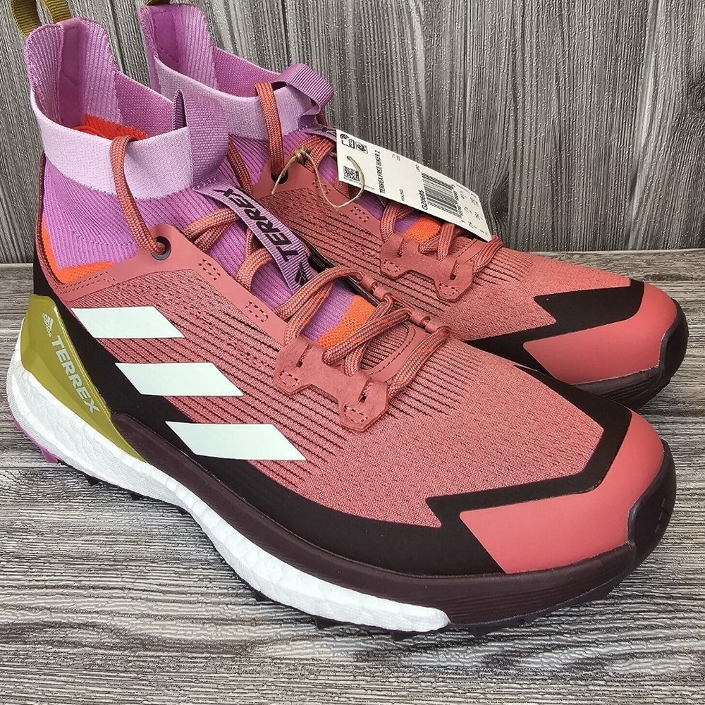 Adidas Terrex Free Hiker 2 Boots - Lilac/Pink - Women's Size 9 - NEW